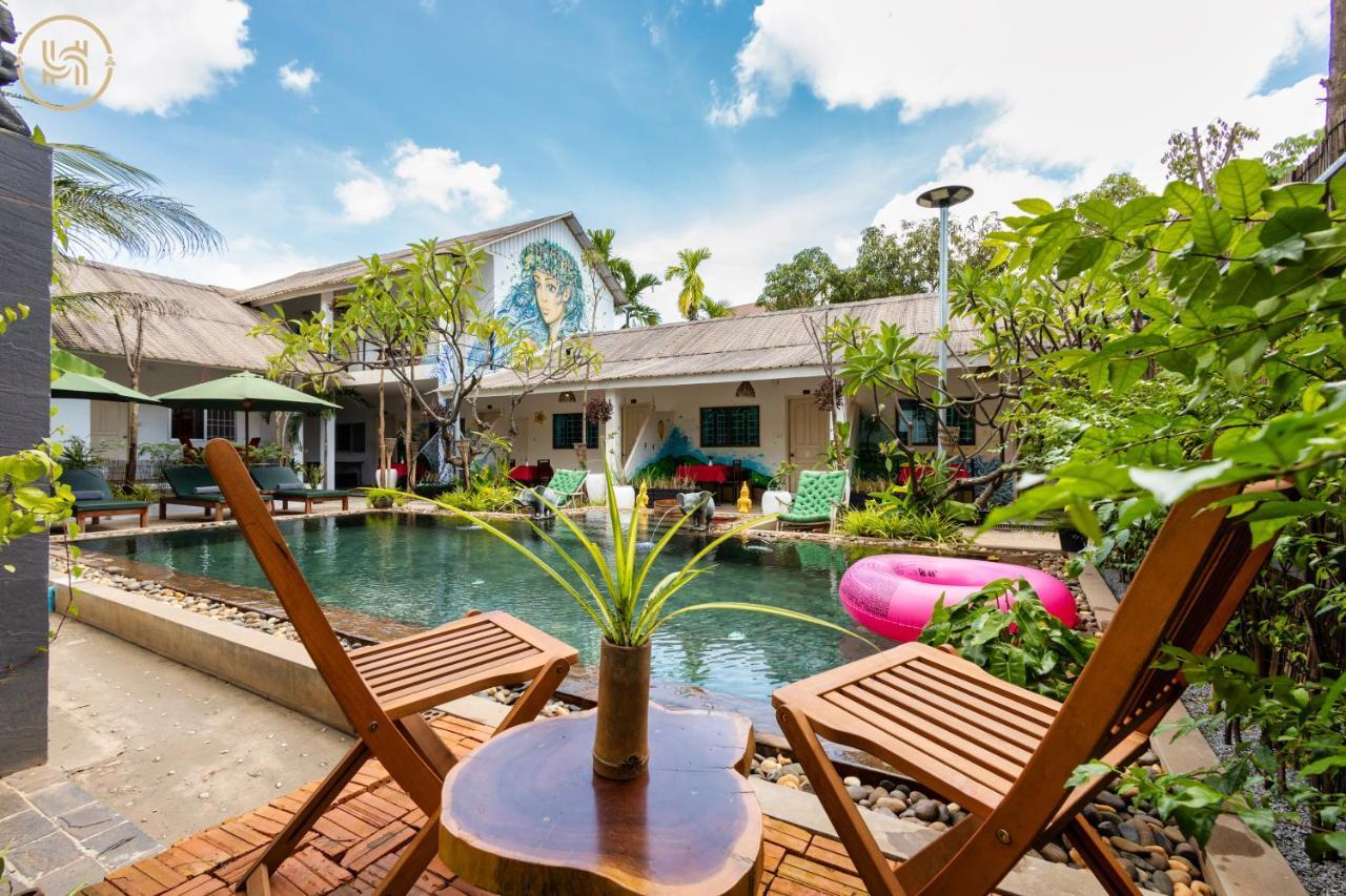 Hak Huot Residence Siem Reap Bagian luar foto